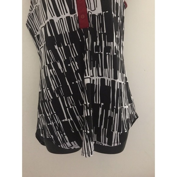 Perception Concepts Red Sleeveless Blouse Tank Top Size S - Picture 2 of 6